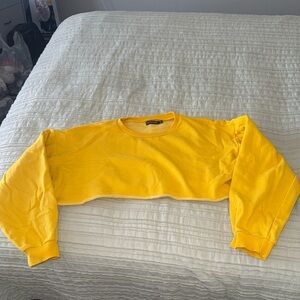 PrettyLittleThing Bright Yellow Crop Top